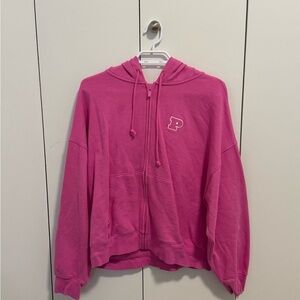 PINK Victoria's Secret Hoodie Y2K style in Vibrant Pink